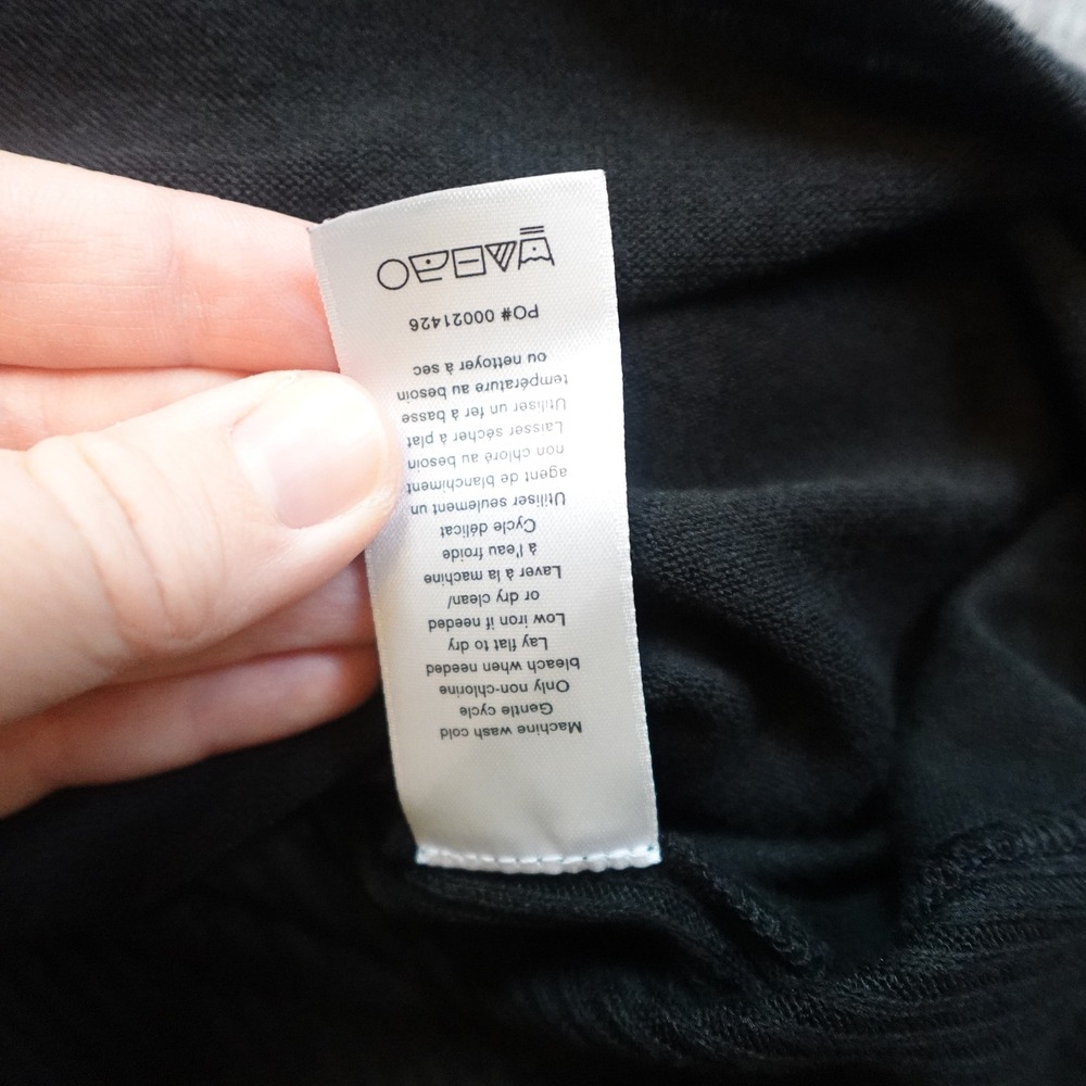Rag and Bone Dress Women Extra Small Black Wrap Textured Mini LBD Simple TShirt - Picture 5 of 10
